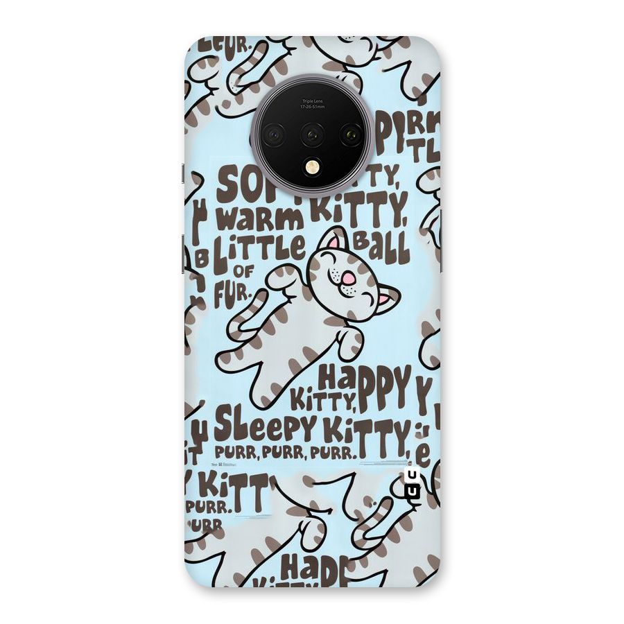 Kitty Pattern Back Case for OnePlus 7T