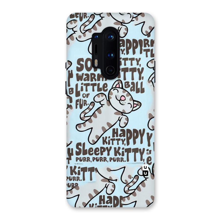 Kitty Pattern Back Case for OnePlus 8 Pro