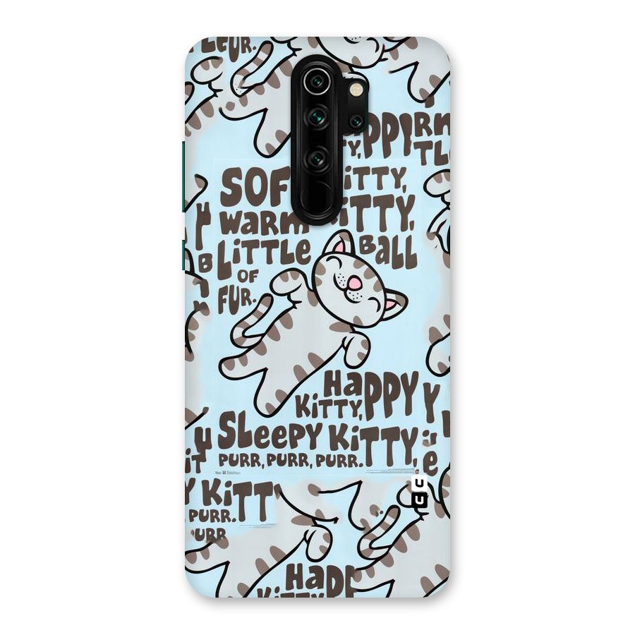 Kitty Pattern Back Case for Redmi Note 8 Pro