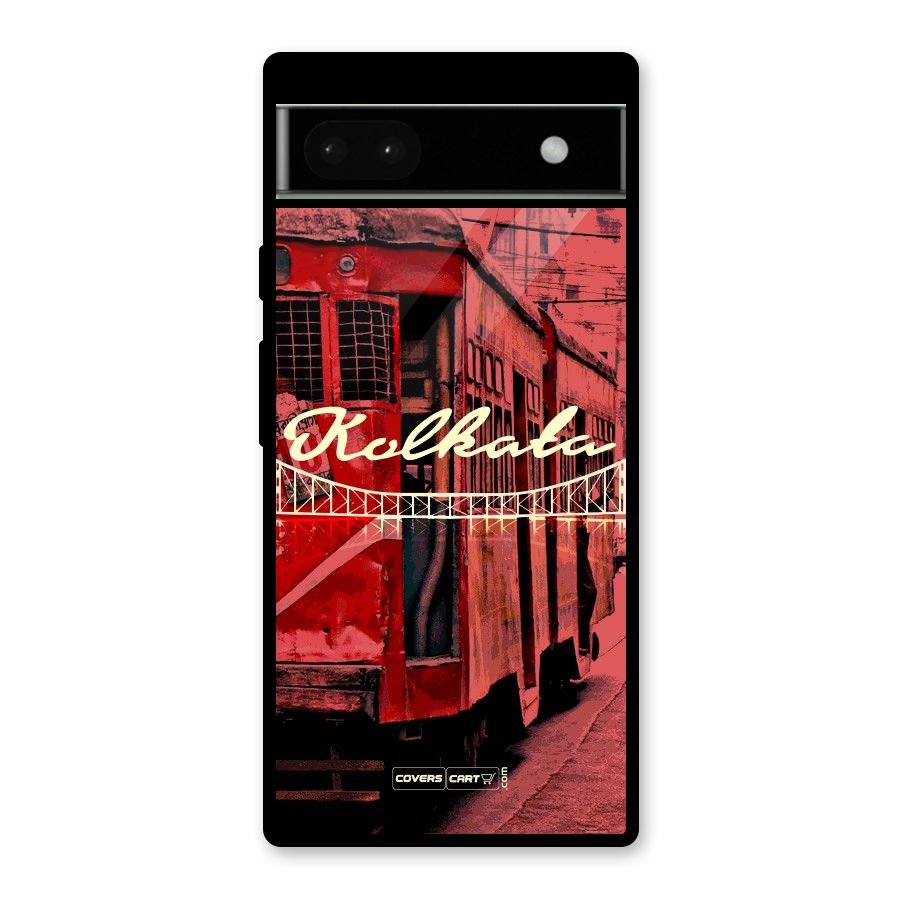 Kolkata Citystyle Glass Back Case for Google Pixel 6a