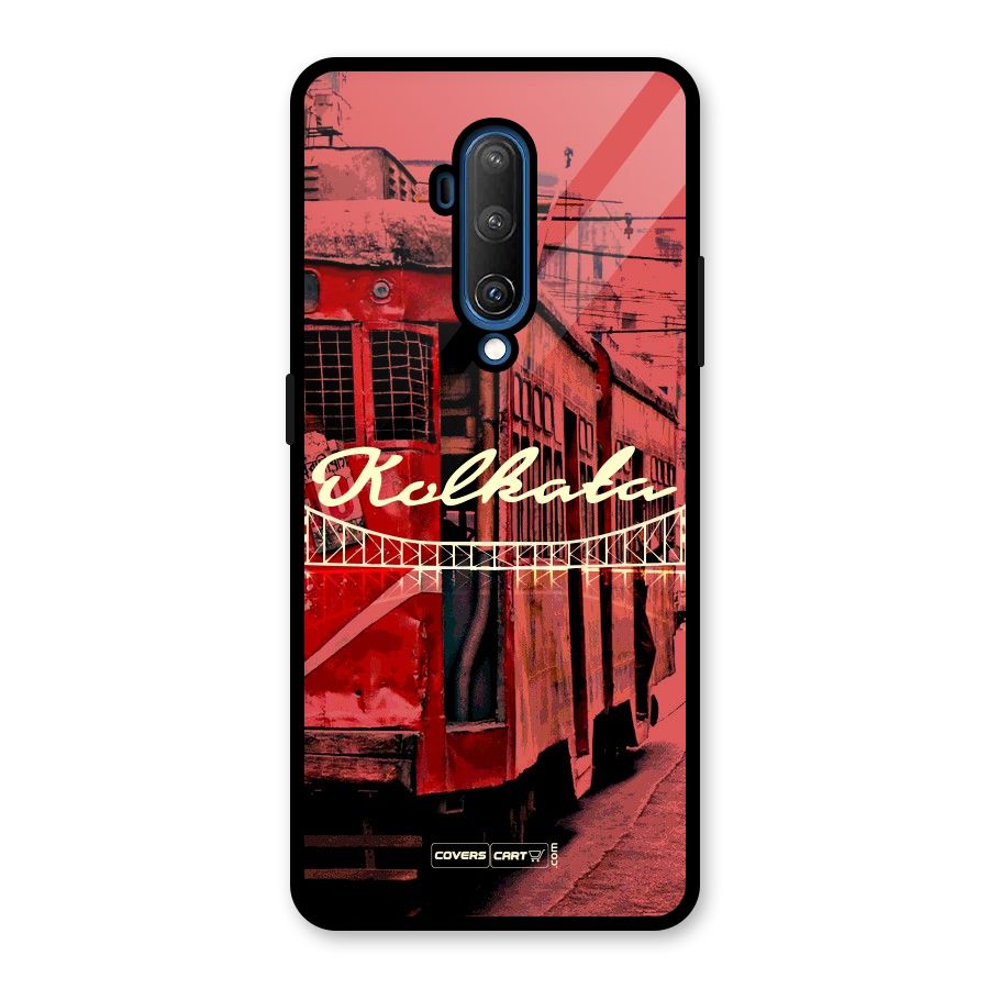 Kolkata Citystyle Glass Back Case for OnePlus 7T Pro