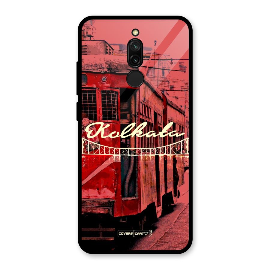 Kolkata Citystyle Glass Back Case for Redmi 8