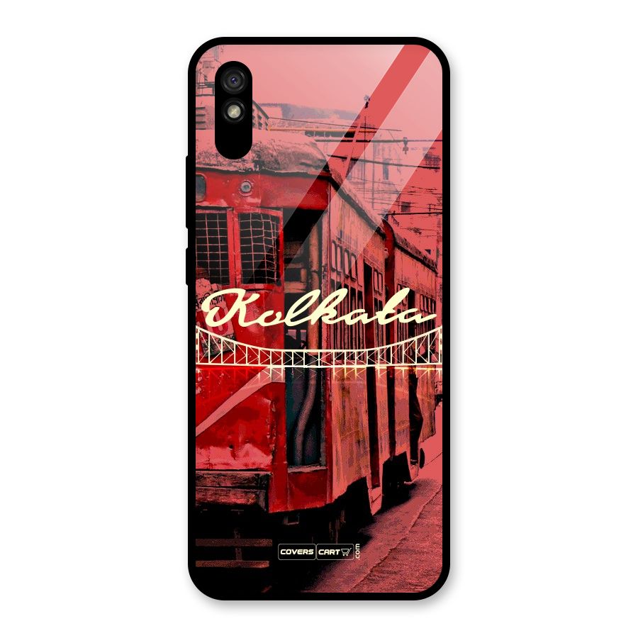 Kolkata Citystyle Glass Back Case for Redmi 9A