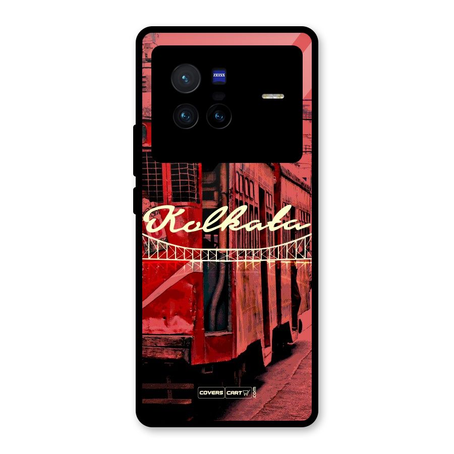 Kolkata Citystyle Glass Back Case for Vivo X80