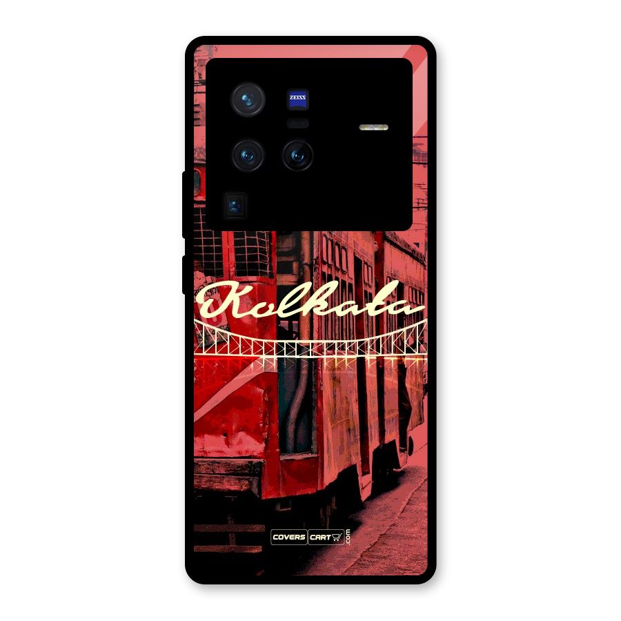 Kolkata Citystyle Glass Back Case for Vivo X80 Pro
