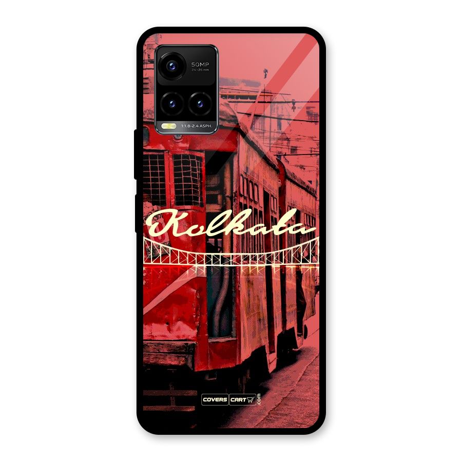 Kolkata Citystyle Glass Back Case for Vivo Y21T