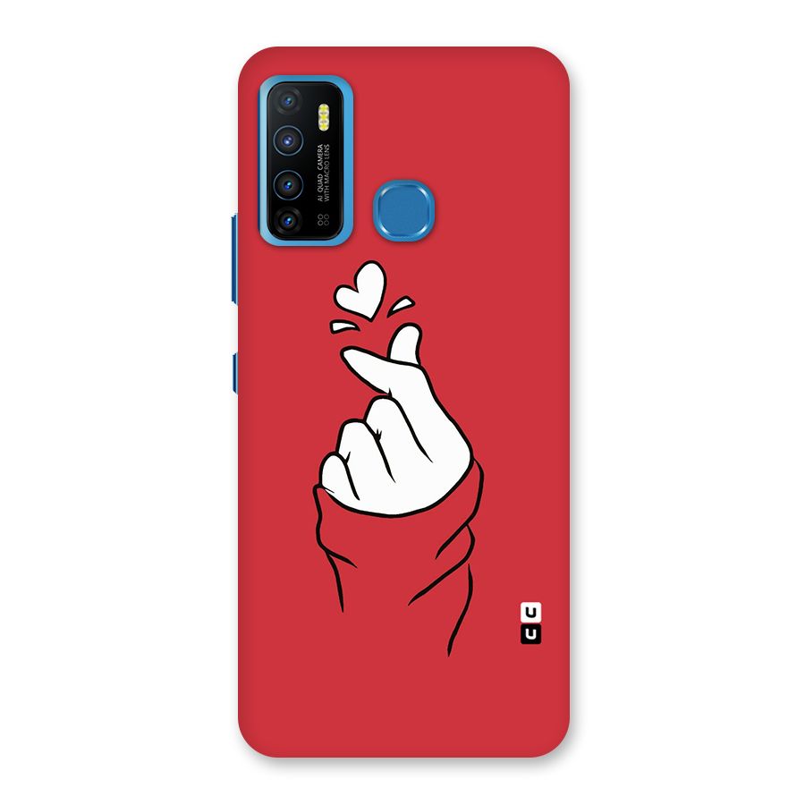 Korean Love Sign Back Case for Infinix Hot 9