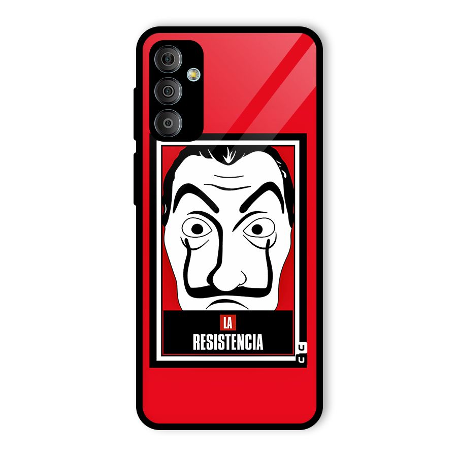 La Resistencia Minimalist Glass Back Case for Galaxy F23