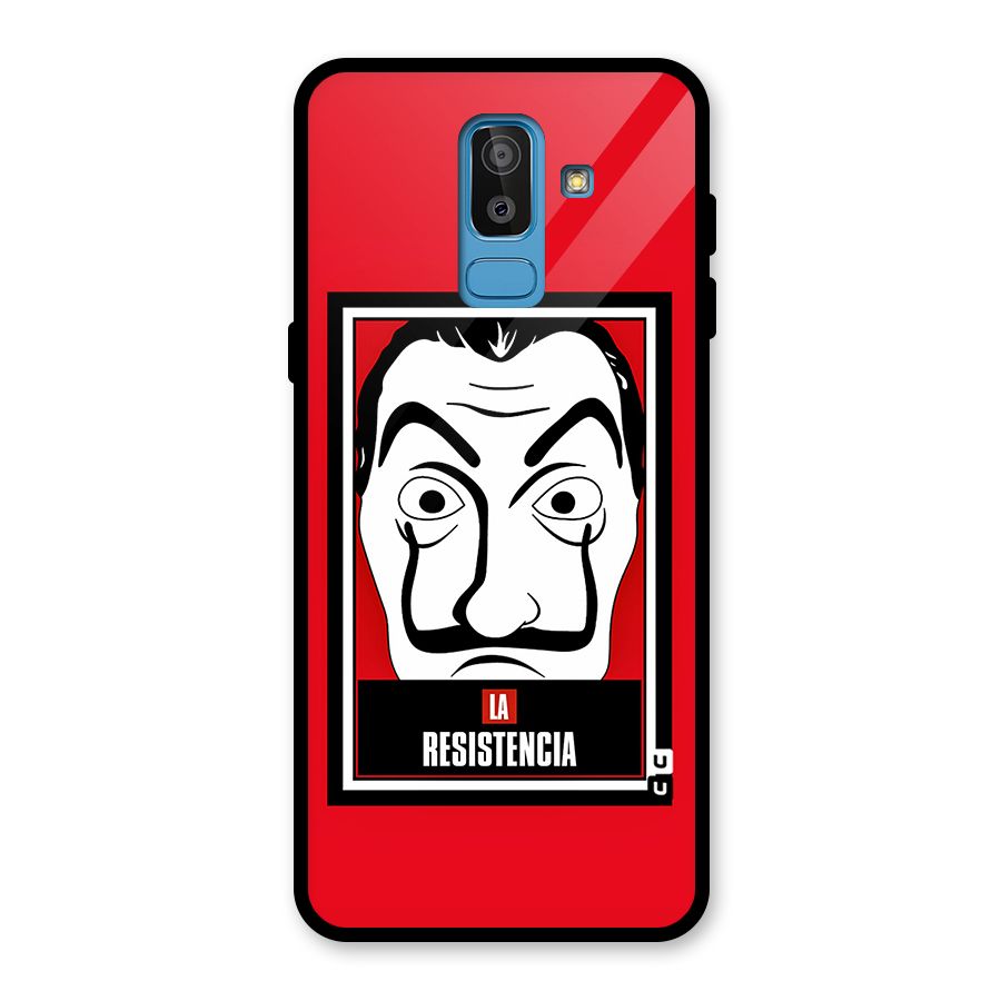 La Resistencia Minimalist Glass Back Case for Galaxy J8