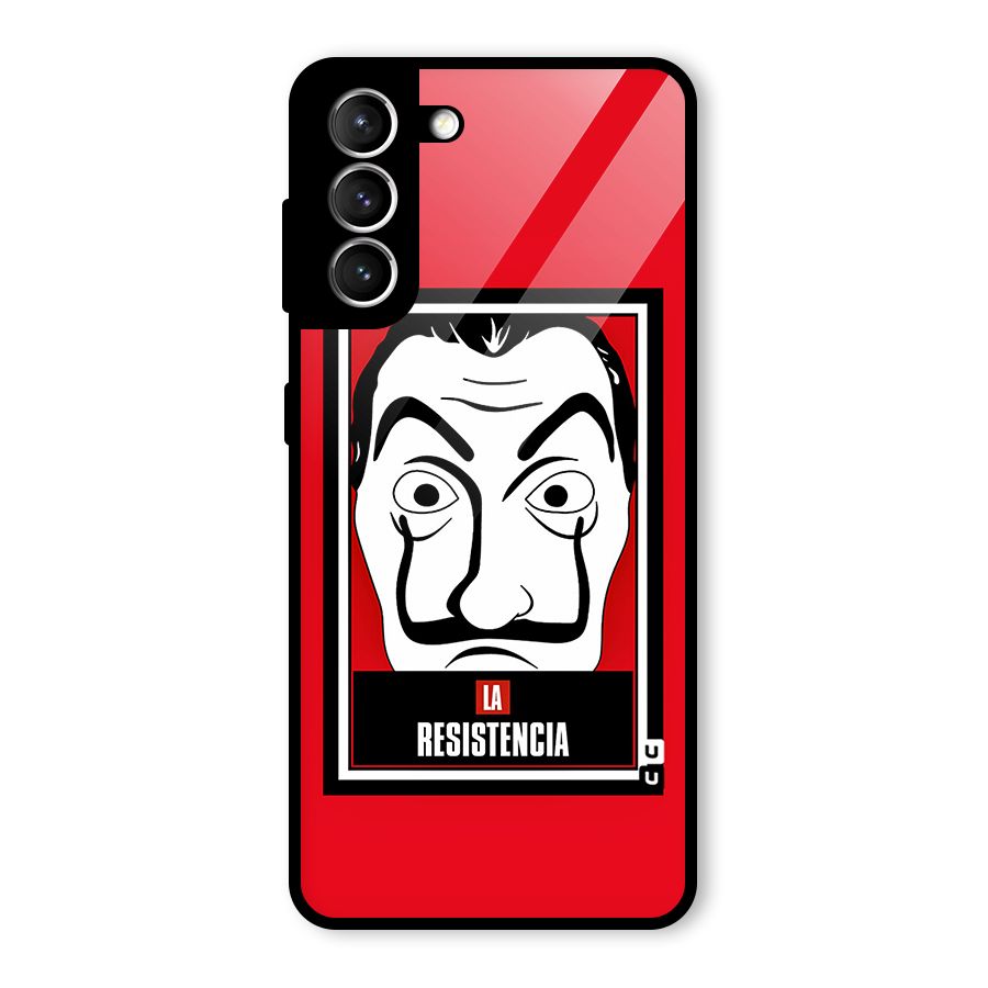 La Resistencia Minimalist Glass Back Case for Galaxy S21 5G