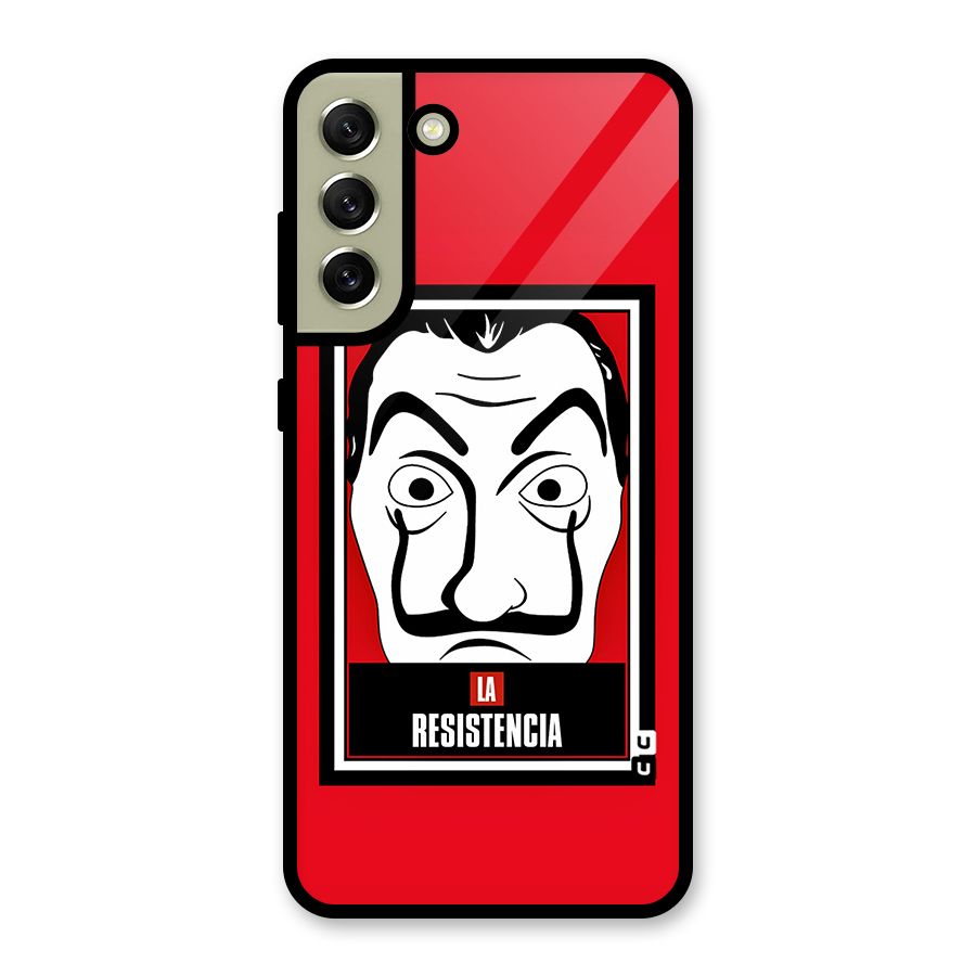 La Resistencia Minimalist Glass Back Case for Galaxy S21 FE 5G