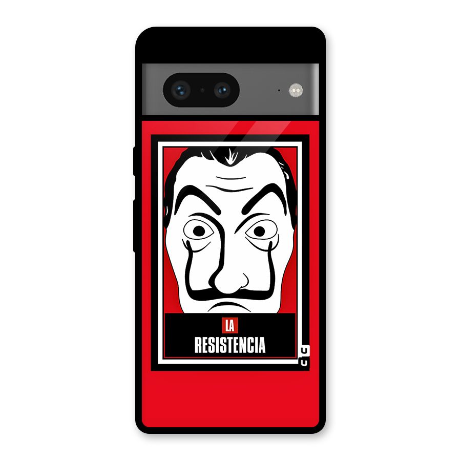La Resistencia Minimalist Glass Back Case for Google Pixel 7