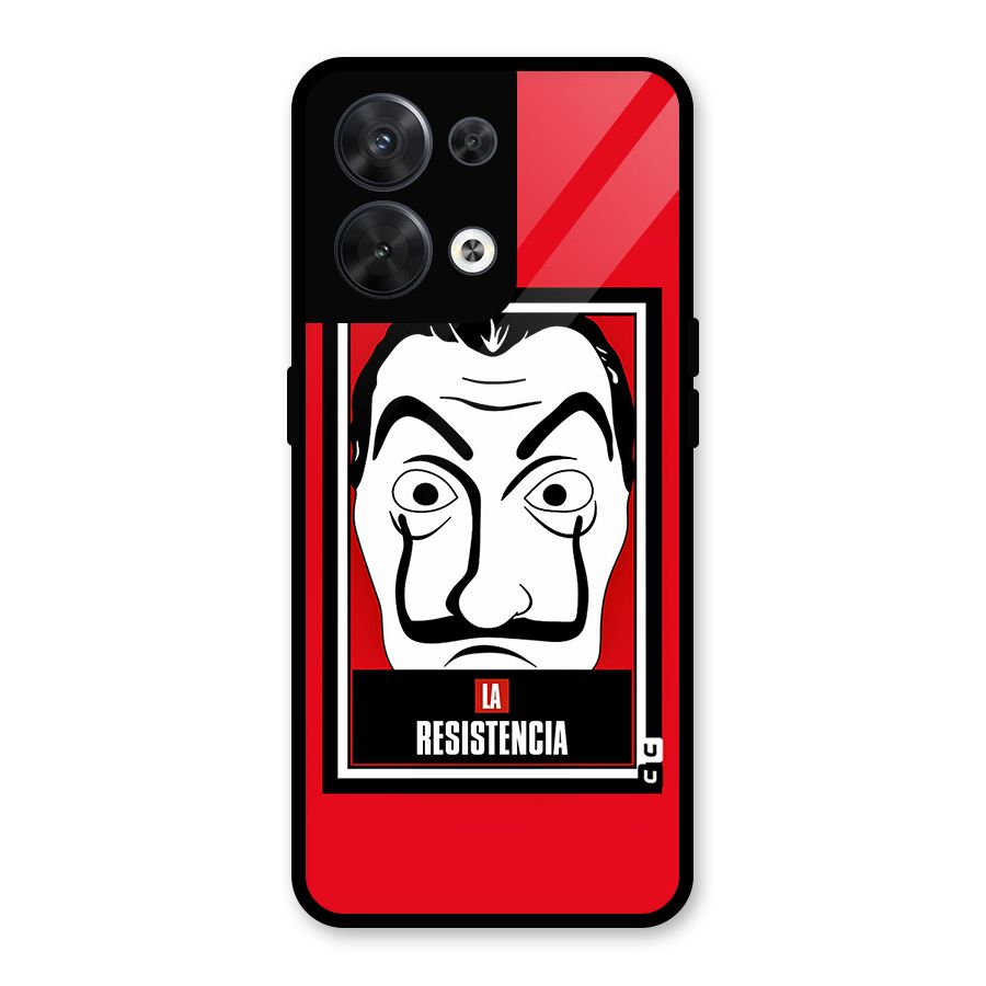 La Resistencia Minimalist Glass Back Case for Oppo Reno8 5G