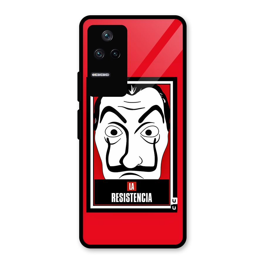 La Resistencia Minimalist Glass Back Case for Poco F4 5G