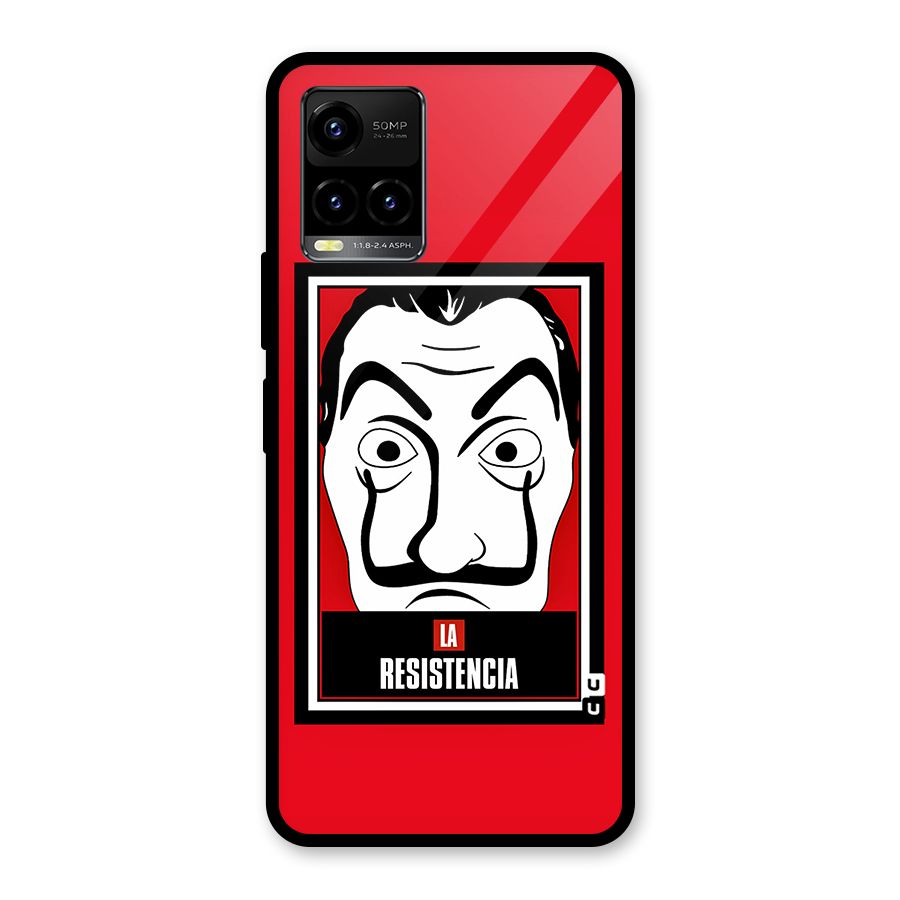 La Resistencia Minimalist Glass Back Case for Vivo Y21T