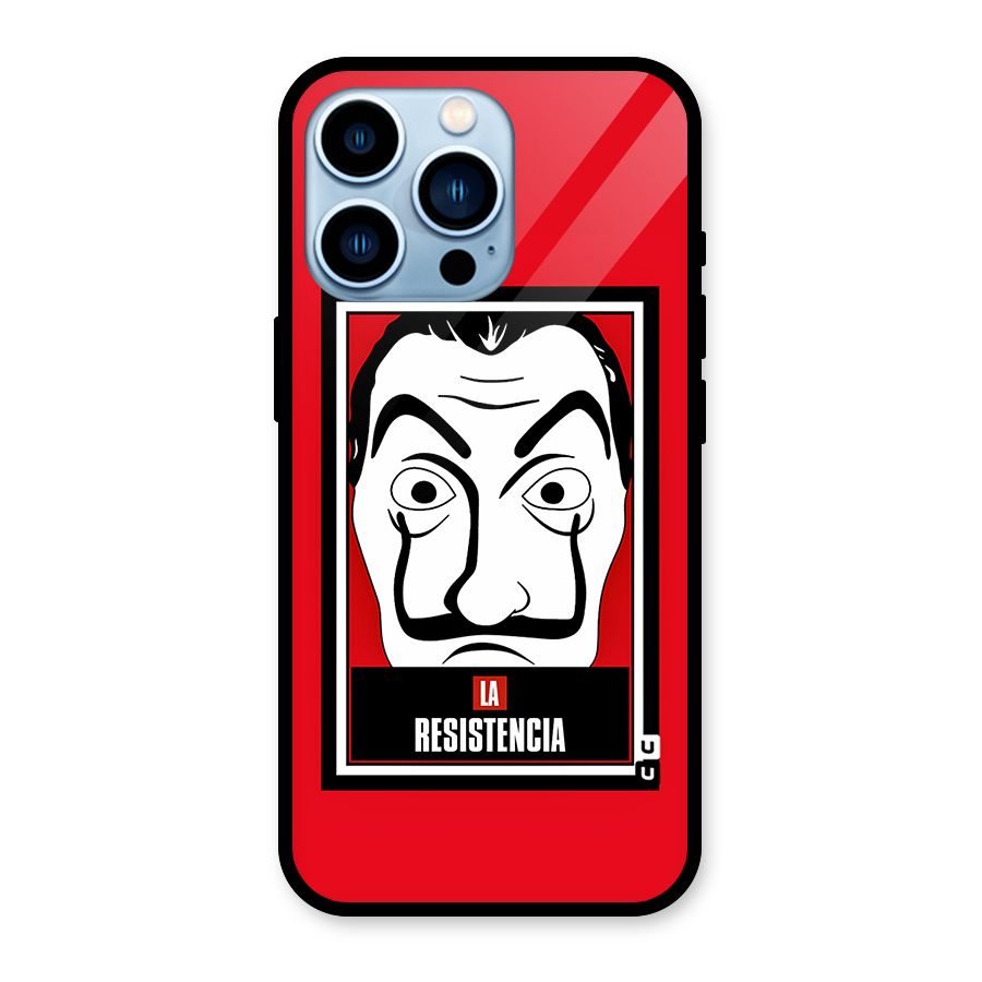 La Resistencia Minimalist Glass Back Case for iPhone 13 Pro