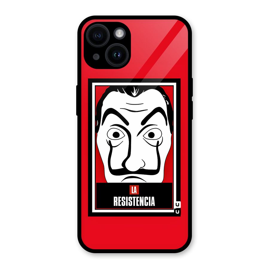 La Resistencia Minimalist Glass Back Case for iPhone 14