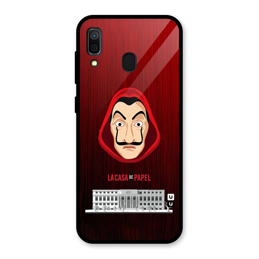 Lacasa Papel Minimalist Glass Back Case for Galaxy A30