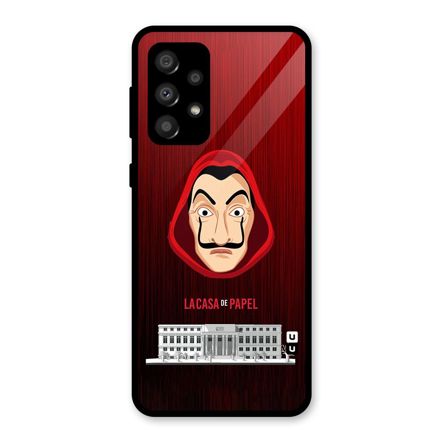 Lacasa Papel Minimalist Glass Back Case for Galaxy A32