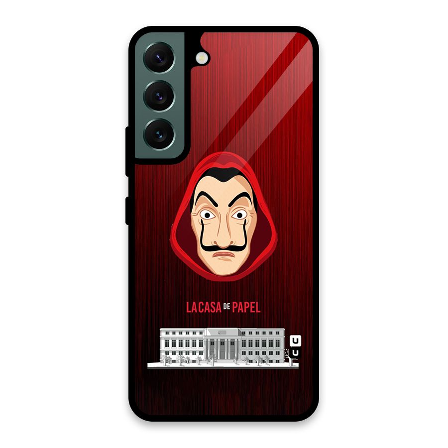 Lacasa Papel Minimalist Glass Back Case for Galaxy S22 5G
