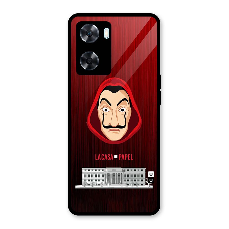 Lacasa Papel Minimalist Glass Back Case for Oppo A77