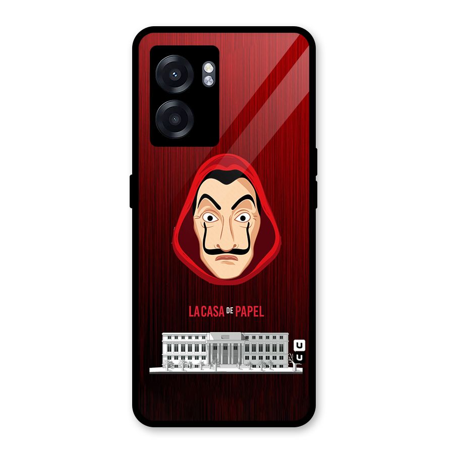 Lacasa Papel Minimalist Glass Back Case for Realme Narzo 50 5G