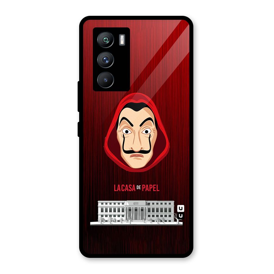 Lacasa Papel Minimalist Glass Back Case for Vivo iQOO 9 SE