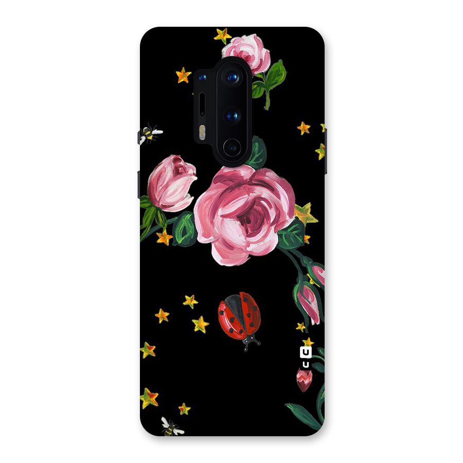 Ladybird And Floral Back Case for OnePlus 8 Pro
