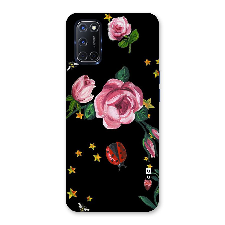Ladybird And Floral Back Case for Oppo A52
