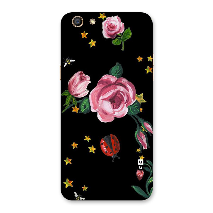 Ladybird And Floral Back Case for Oppo F3