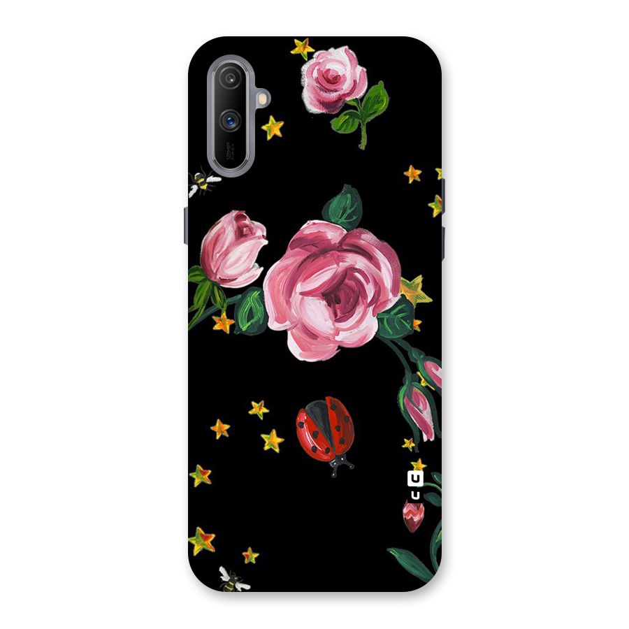 Ladybird And Floral Back Case for Realme C3