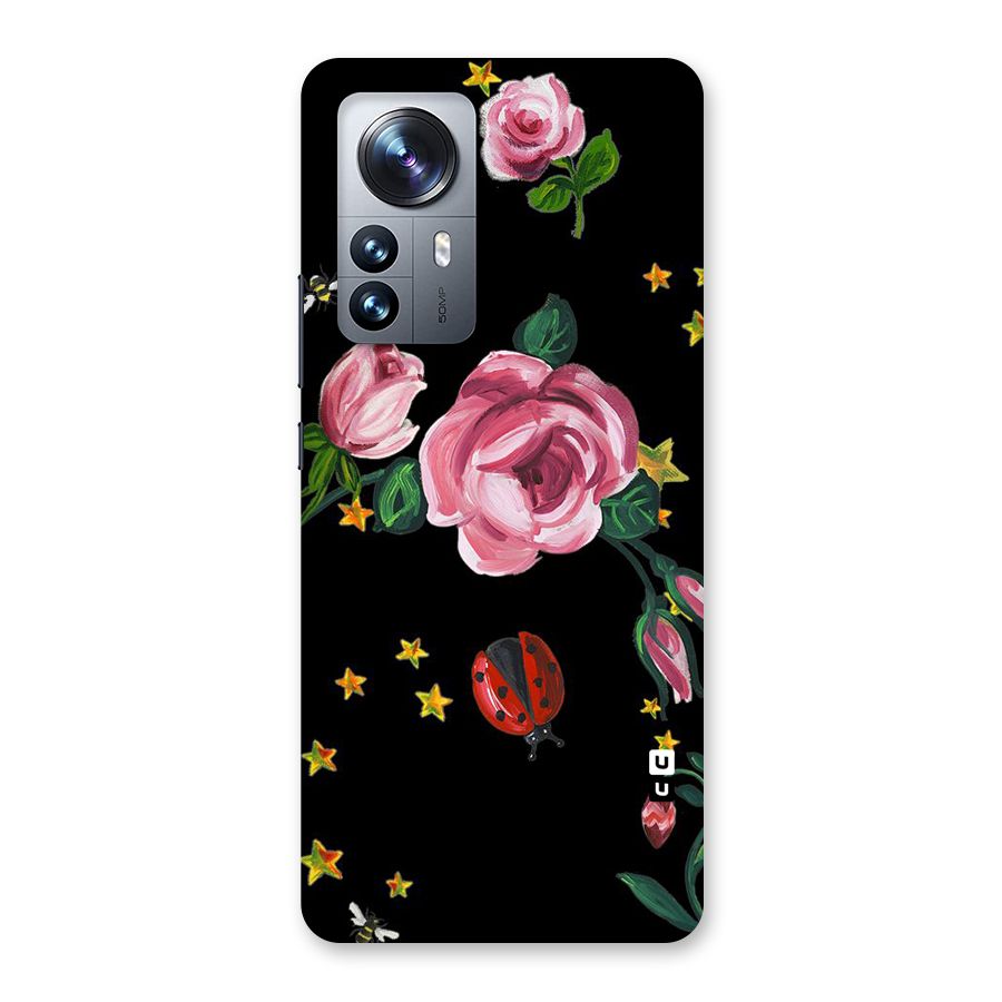 Ladybird And Floral Back Case for Xiaomi 12 Pro