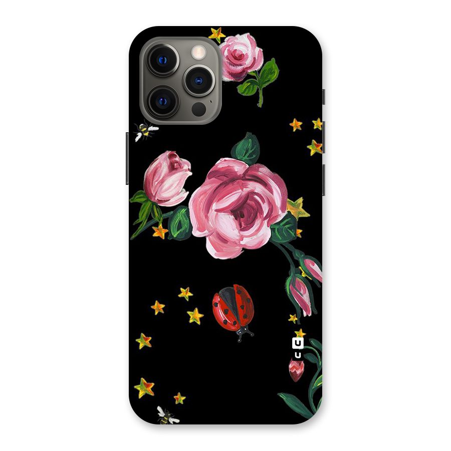 Ladybird And Floral Back Case for iPhone 12 Pro Max