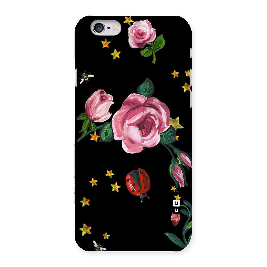 Ladybird And Floral Back Case for iPhone 6 6S