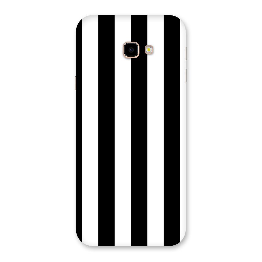 Lavish Black Stripes Back Case for Galaxy J4 Plus