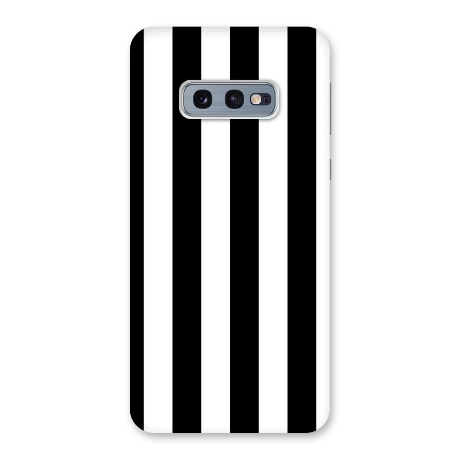 Lavish Black Stripes Back Case for Galaxy S10e