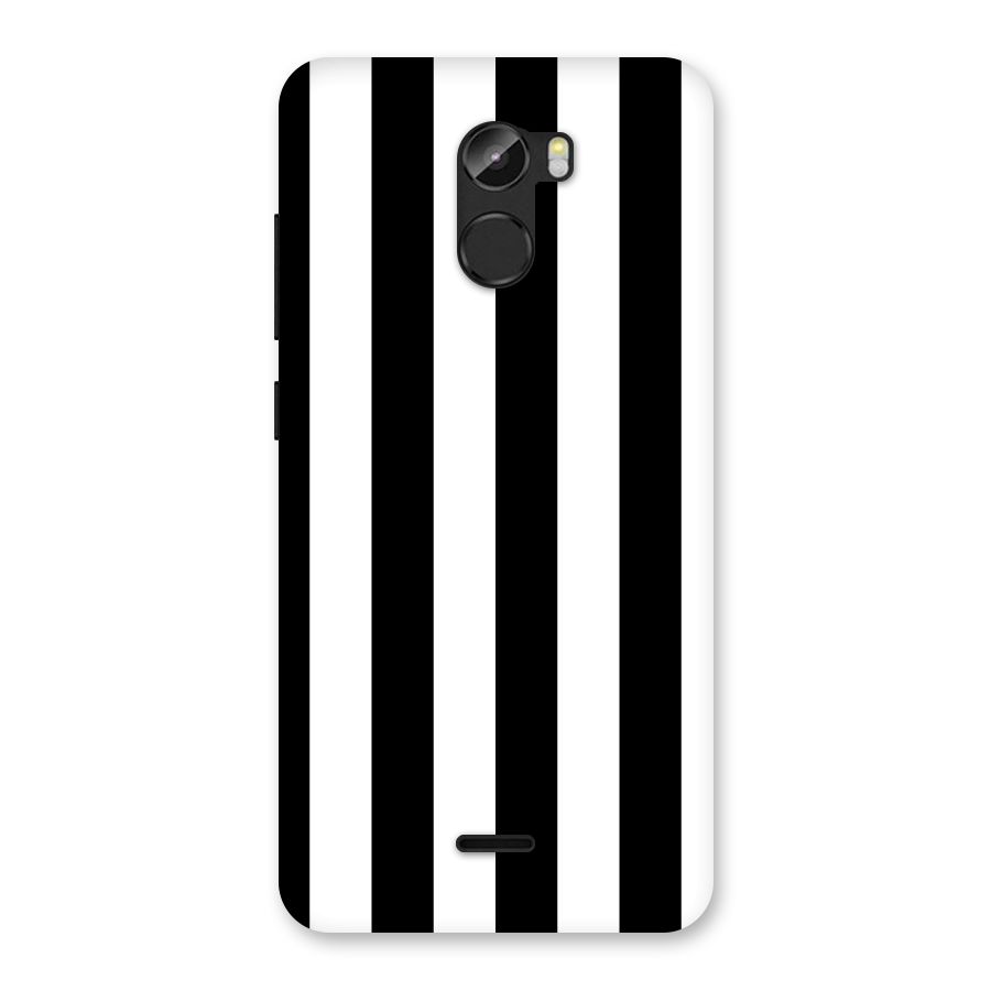 Lavish Black Stripes Back Case for Gionee X1