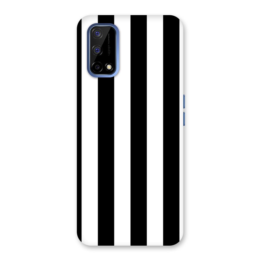 Lavish Black Stripes Back Case for Realme Narzo 30 Pro