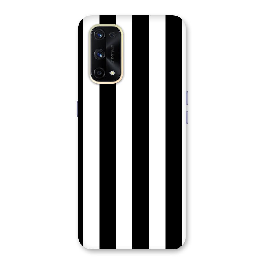 Lavish Black Stripes Glass Back Case for Realme X7 Pro