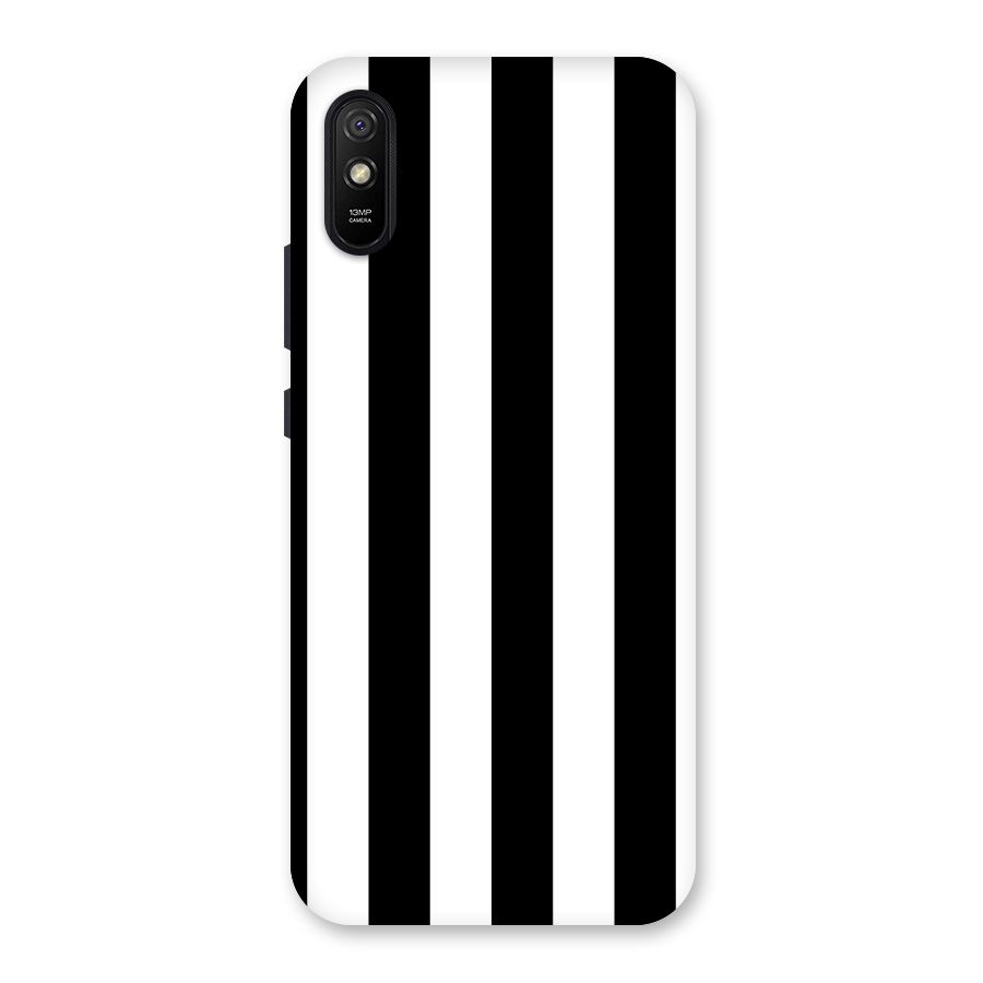 Lavish Black Stripes Back Case for Redmi 9A