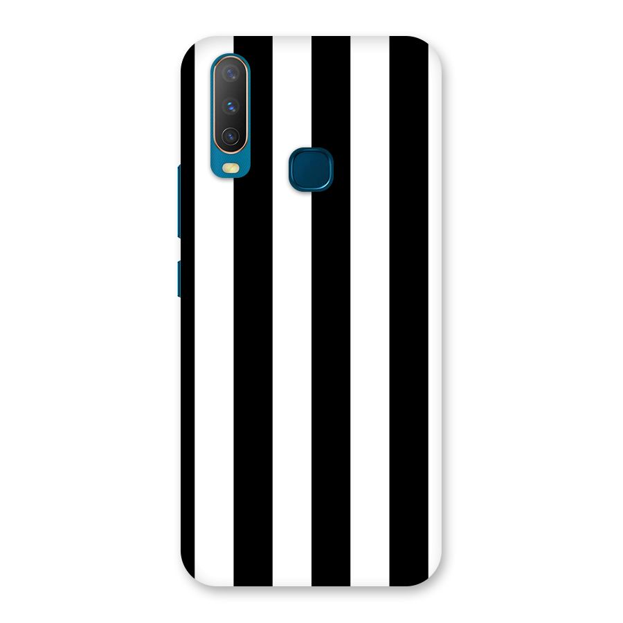 Lavish Black Stripes Back Case for Vivo U10