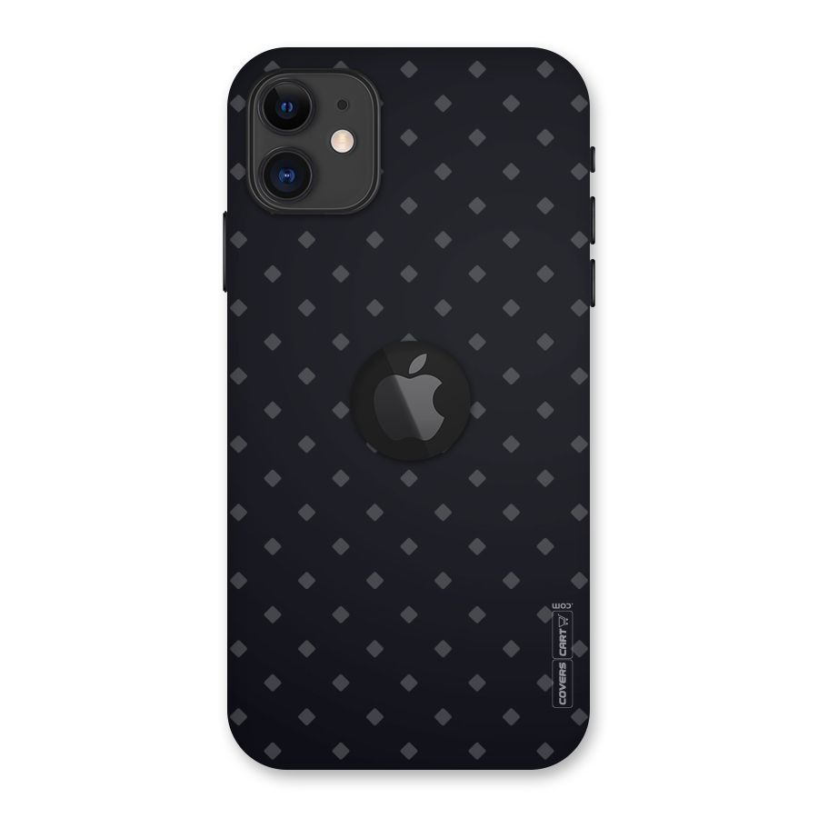 Lavish Diamond Pattern Back Case for iPhone 11 Logo Cut