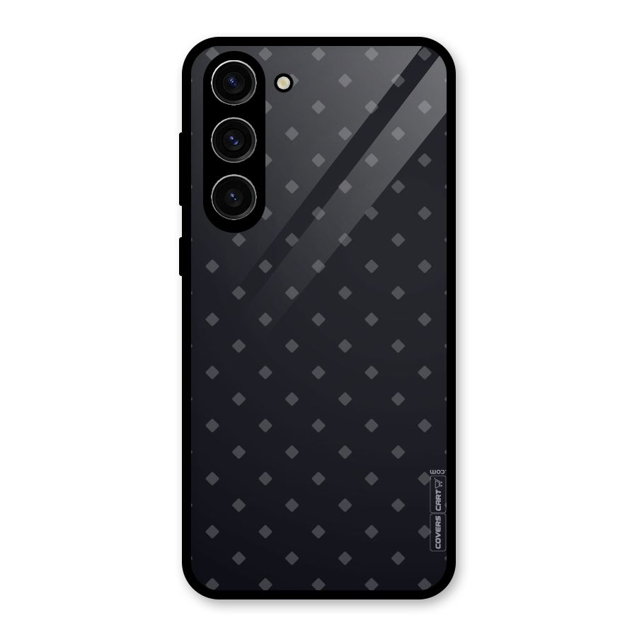 Lavish Diamond Pattern Glass Back Case for Galaxy S23 Plus
