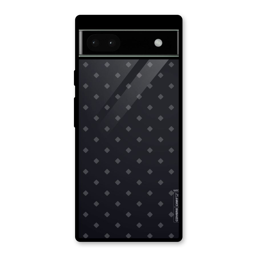 Lavish Diamond Pattern Glass Back Case for Google Pixel 6a