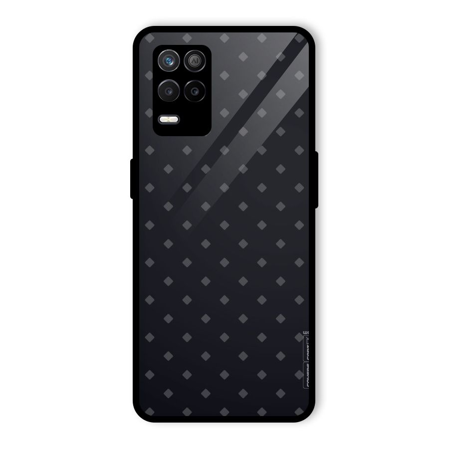 Lavish Diamond Pattern Glass Back Case for Realme 8 5G