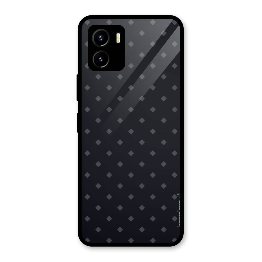 Lavish Diamond Pattern Glass Back Case for Vivo Y15s