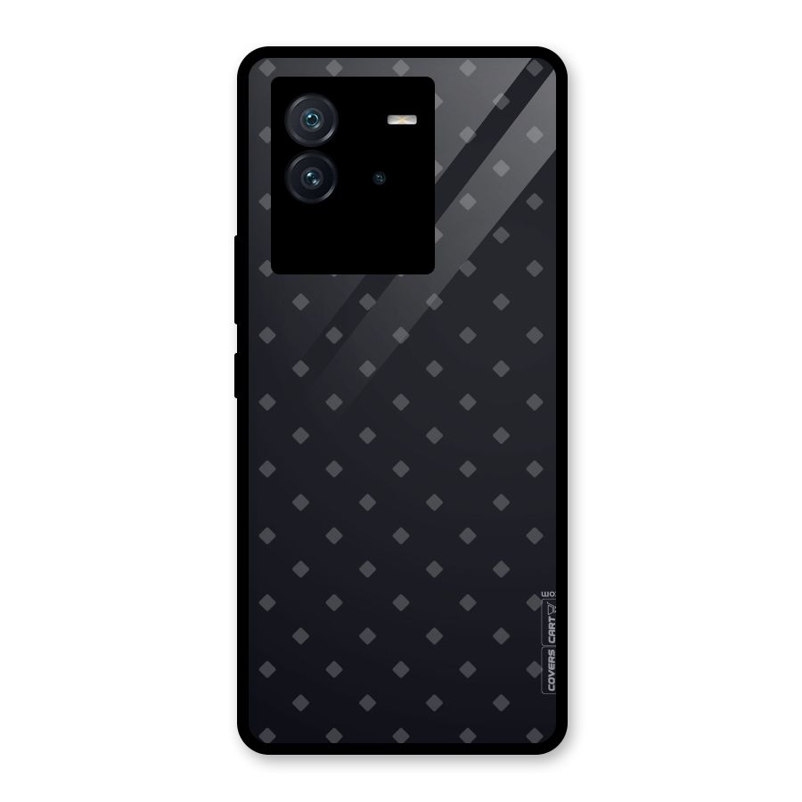 Lavish Diamond Pattern Glass Back Case for Vivo iQOO Neo 6 5G