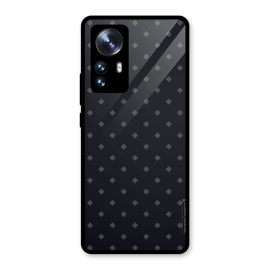 Lavish Diamond Pattern Glass Back Case for Xiaomi 12 Pro