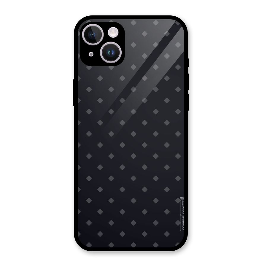 Lavish Diamond Pattern Glass Back Case for iPhone 14 Plus