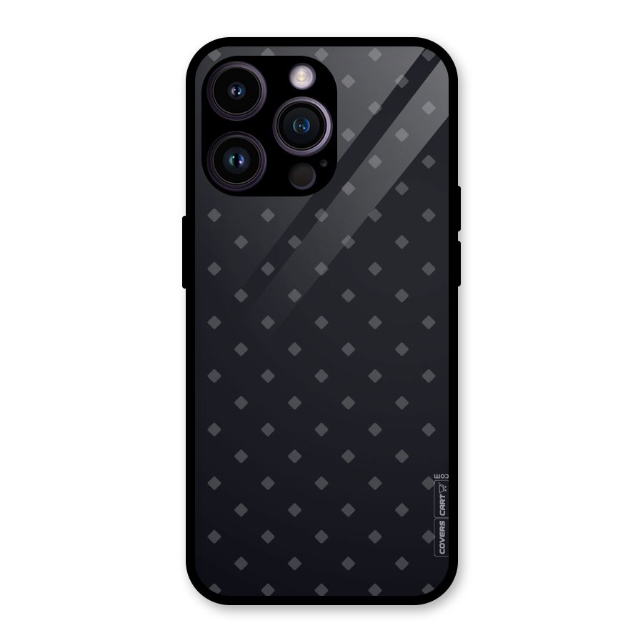 Lavish Diamond Pattern Glass Back Case for iPhone 14 Pro Max